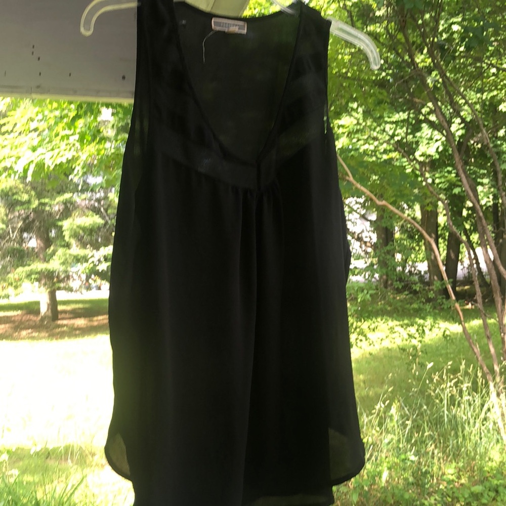 Elegant Black Sleeveless Top